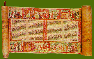 Księga Estery czytana w czasie święta Purim